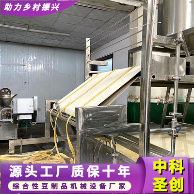 腐竹厂大型自动腐竹生产线 多用型腐竹油皮机器 包安装